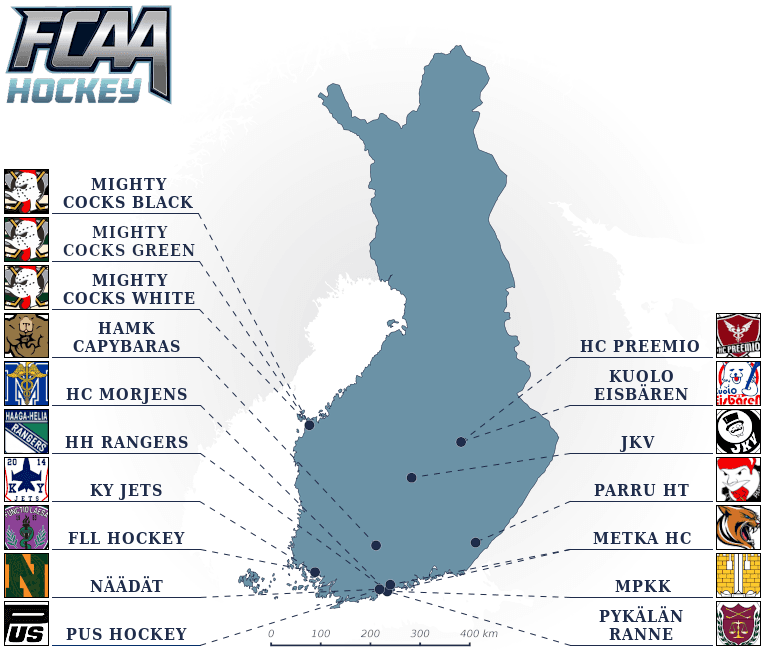 FCAA map