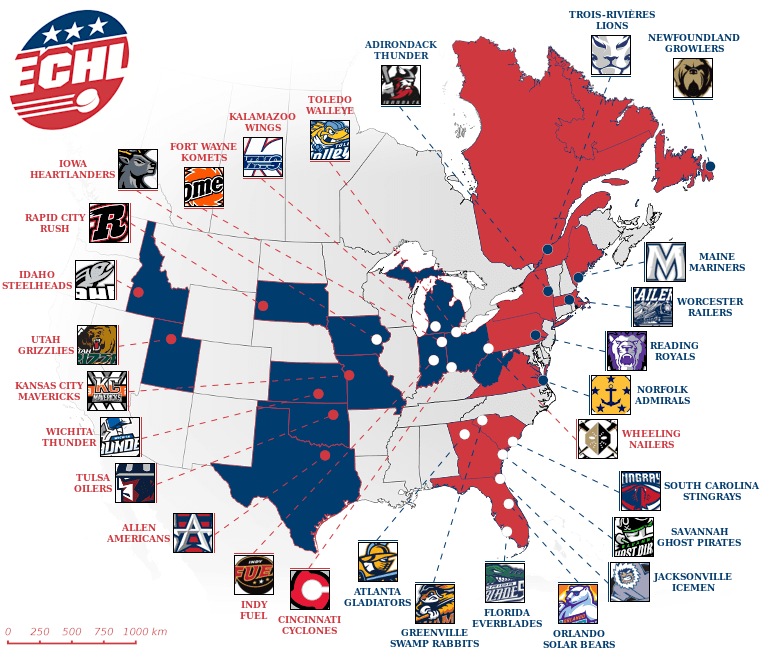 ECHL Standings, Teams, Games, Scores, Stats & More