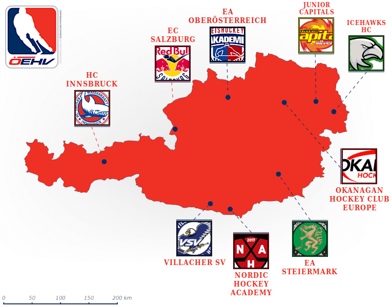 Austria U20 map
