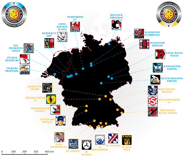 Oberliga map